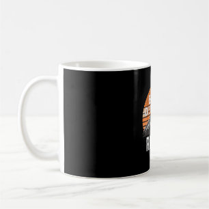 Easily distracted by rocks vintage sunset geology coffee mug