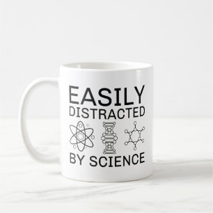 Easily Distracted By Science Coffee Mug