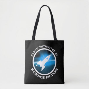 Easily Distracted By Science Fiction Tote Bag