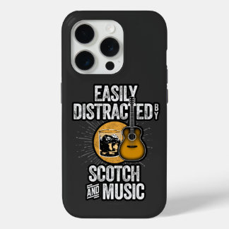 Easily Distracted by Scotch and Music Case-Mate iP iPhone 15 Pro Case