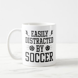 Easily Distracted By Soccer Coffee Mug