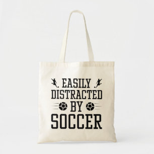 Easily Distracted By Soccer Tote Bag
