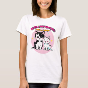 Easily Distracted By Street Dogs Dog Lover Gift T-Shirt