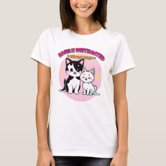 Easily Distracted By Street Dogs Dog Lover Gift T-Shirt