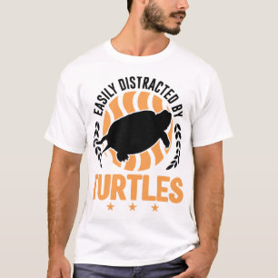Easily Distracted By Turtles Mini Turtle T-Shirt