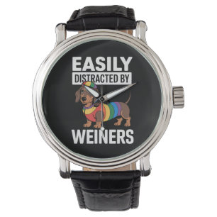 Easily Distracted By Weiners LGBTQ Rainbow Gay Watch