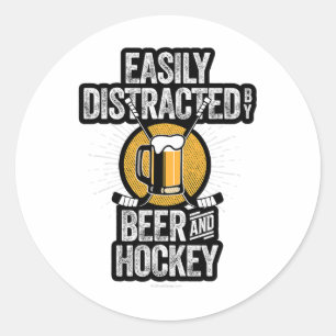 Easily Distracted Classic Round Sticker