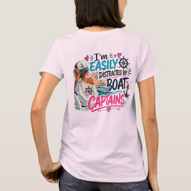 Easily Distracted Colour T-Shirt (Back)