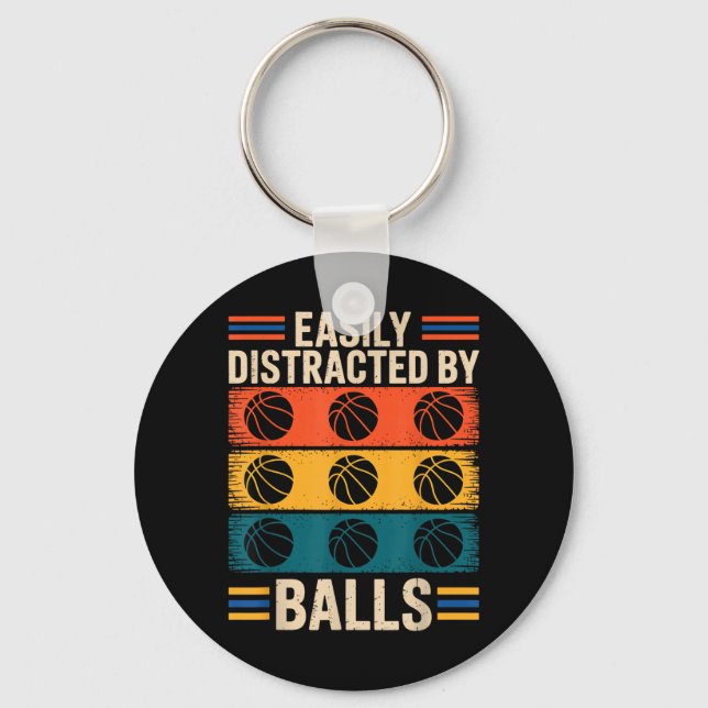 Easily Distracted Key Ring (Front)