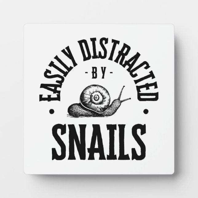 EASILY DISTRACTED PLAQUE (Front)