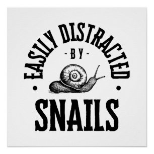 EASILY DISTRACTED POSTER