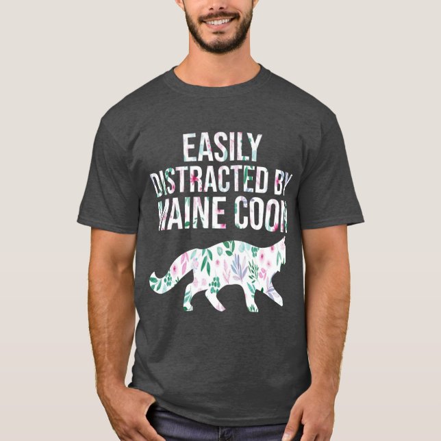 easily distracted T-Shirt (Front)