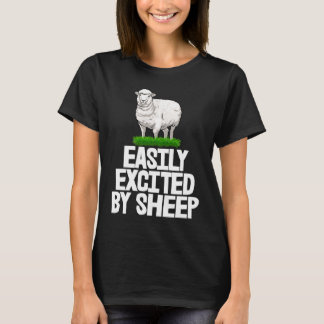 Easily Excited By White Sheep Furry Sheep Men T-Shirt