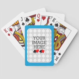 Easily Make Your Own Blue Theme Deck in One Step Playing Cards