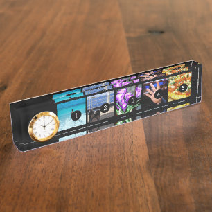 Easily Make Your Own Photo Stylish 5 images Nameplate