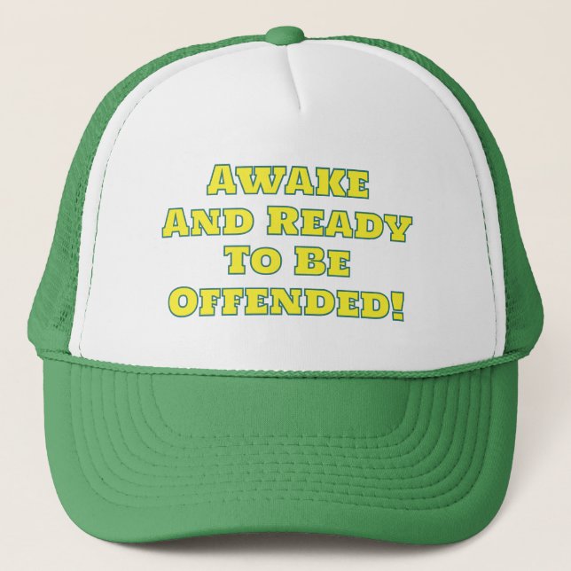 easily offended trucker hat (Front)