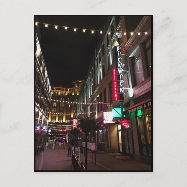 East 4th Street, Cleveland, Ohio Photo Postcard (Front)