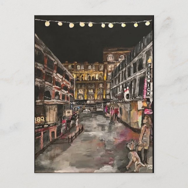 "East 4th Street Moment" Cleveland, Ohio Postcard (Front)