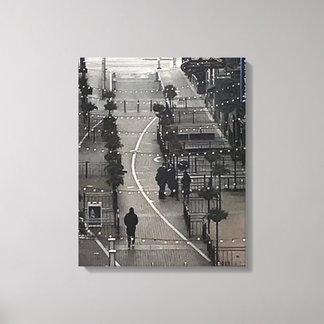 "East 4th Street Morning" Photography Canvas Print (Front)