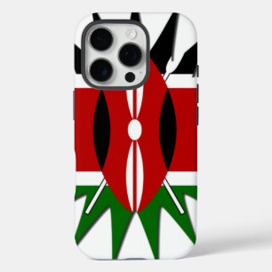 East African Constellation Kenyan Flag Star Design iPhone 16 Pro Case