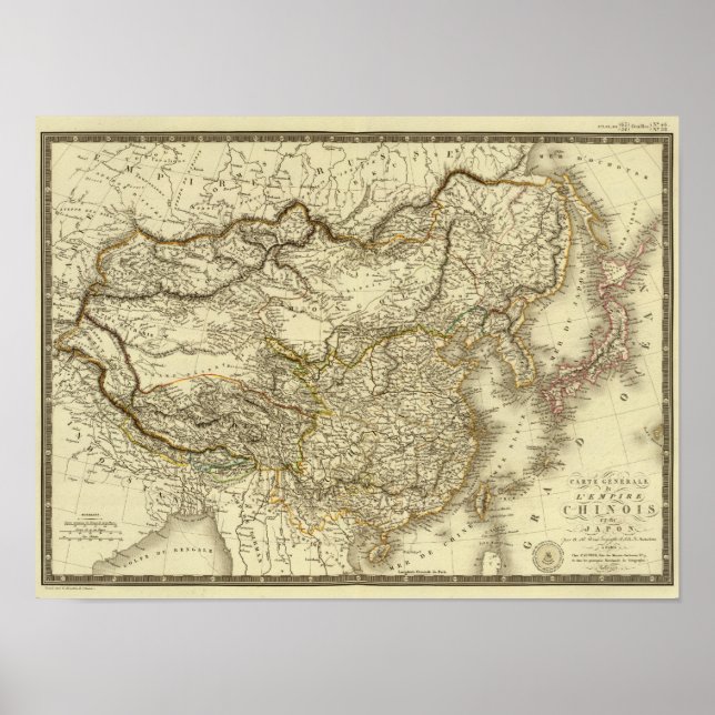 East Asia, China, Japan Poster (Front)