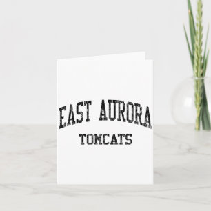 East Aurora High School Hs Aurora Il Vintage Srts  Card