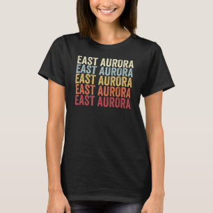 East Aurora New York East Aurora NY Retro Vintage  T-Shirt