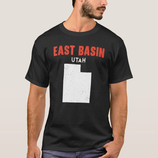 East Basin Utah USA State America Travel Utahan T-Shirt (Front)