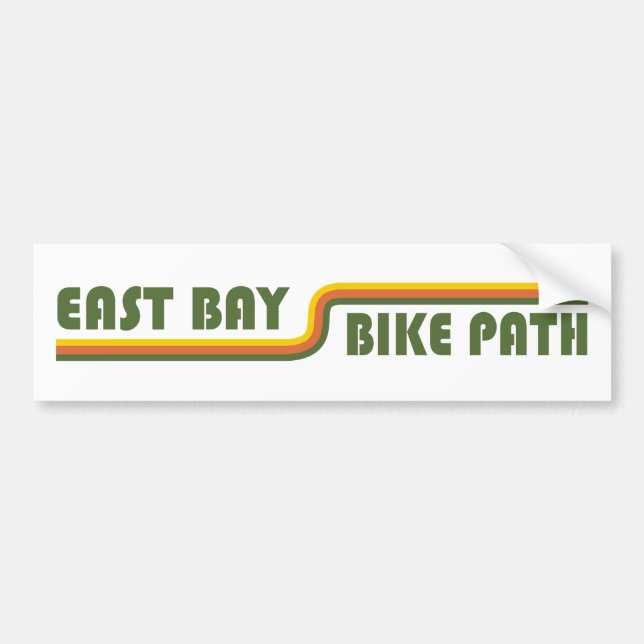 East Bay Bike Path Bumper Sticker (Front)
