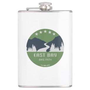 East Bay Bike Path Hip Flask