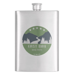 East Bay Bike Path Hip Flask