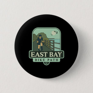 East Bay Bike Path - Rhode Island (cycling) 6 Cm Round Badge