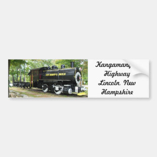 East Branch & Lincoln Train in New Hampshire Bumper Sticker