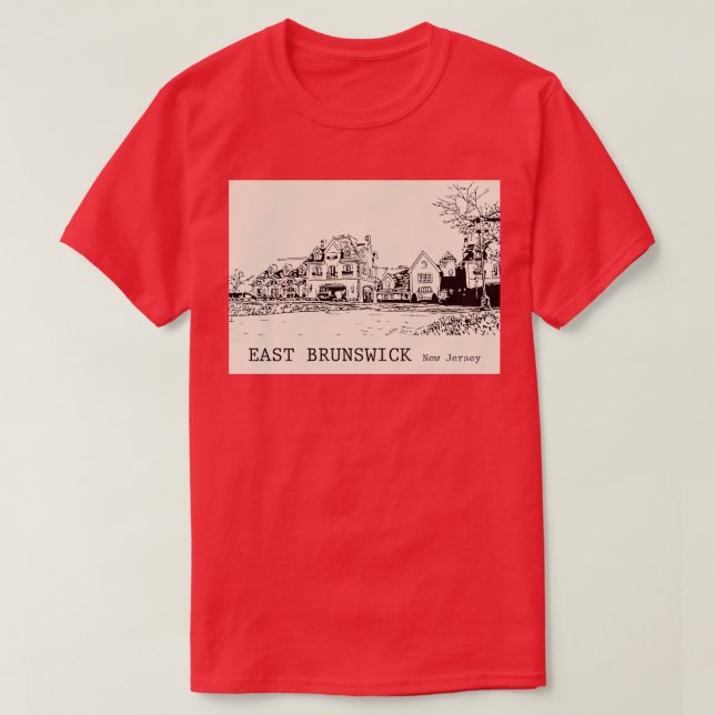 East Brunswick New Jersey  1 T-Shirt (Design Front)