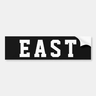 East Bumper Sticker