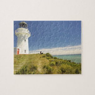 East Cape Lighthouse, Eastland, New Zealand Jigsaw Puzzle