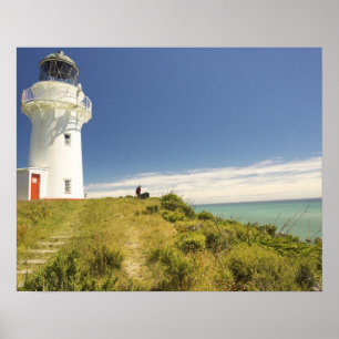 East Cape Lighthouse, Eastland, New Zealand Poster