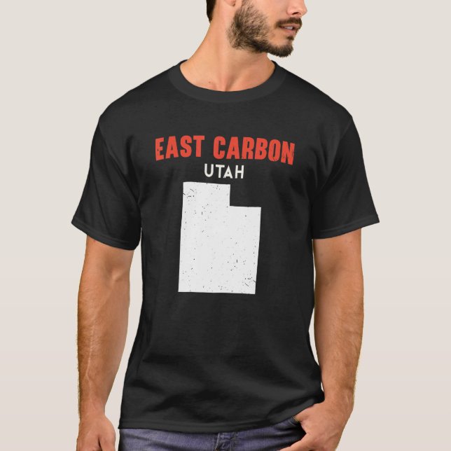 East Carbon Utah USA State America Travel Utahan T-Shirt (Front)