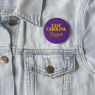 East Carolina University   East Carolina 6 Cm Round Badge