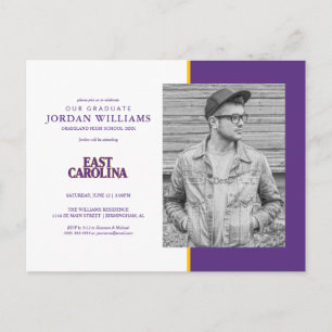 East Carolina University East Carolina Announcement Postcard