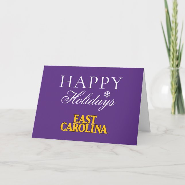 East Carolina University | East Carolina Holiday Card (Front)