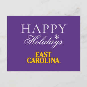 East Carolina University East Carolina Holiday Postcard