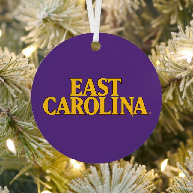 East Carolina University | East Carolina Metal Tree Decoration (Insitu)