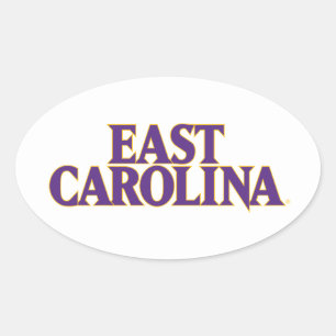 East Carolina University   East Carolina Oval Sticker