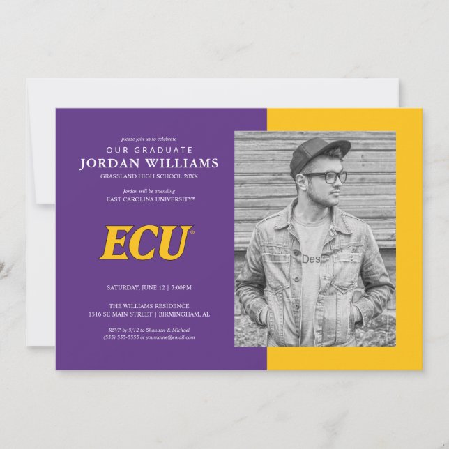 East Carolina University | ECU Logo Announcement (Front)