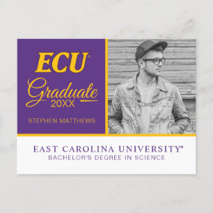 East Carolina University ECU Logo Announcement Postcard
