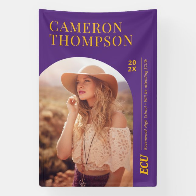 East Carolina University | ECU Logo Banner (Vertical)