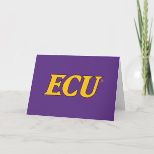 East Carolina University ECU Logo Card