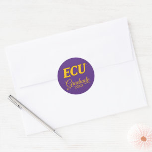East Carolina University   ECU Logo Classic Round Sticker
