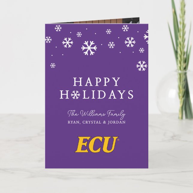East Carolina University | ECU Logo Holiday Card (Front)